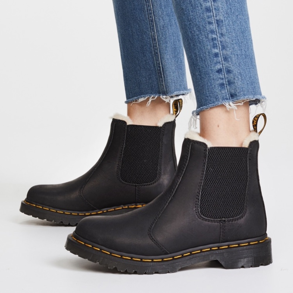 Dr. Martens Leonore Fur Lined Chelsea Boot